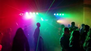 Edmonton DJ School Dance Halloween Light Show