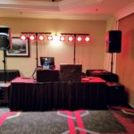 Edmonton Wedding DJ Set up at Four Points by Sheraton