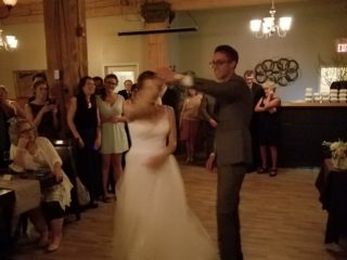 Edmonton Wedding DJ at Sabor Restaurant first dance